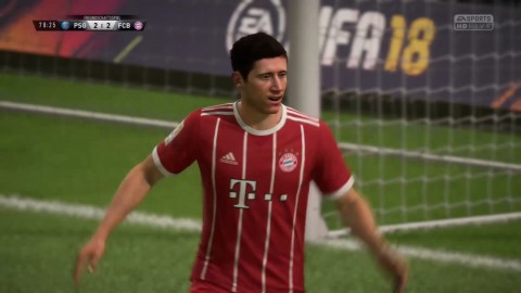 FIFA 18 - PSG vs. FCB Gameplay-Video